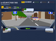 Teaching interactive flash-based resource for the company Renault - — "Sécurité routière"