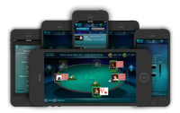 Online poker mobile application