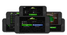 Online poker mobile application